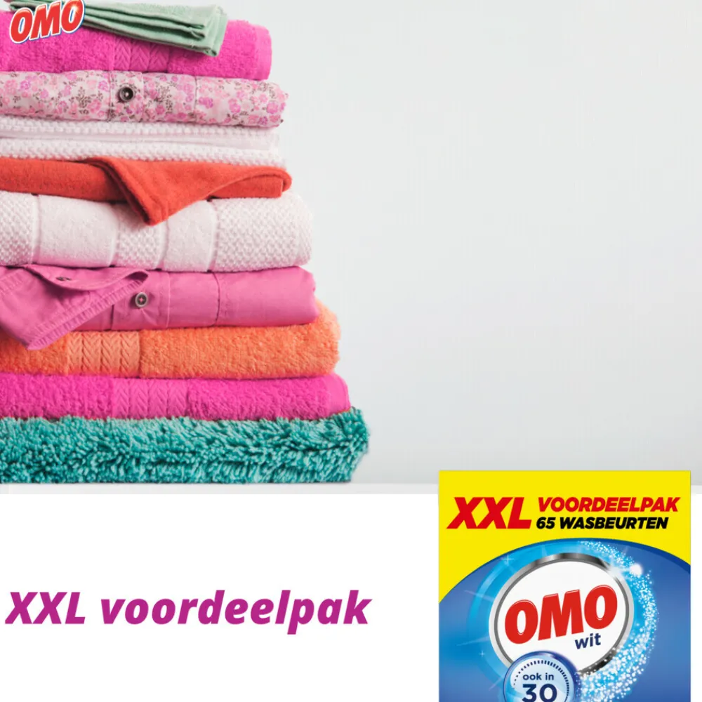 Hot Waspoeder Wit 65 Wasbeurten 3,835 kg Wasmiddel