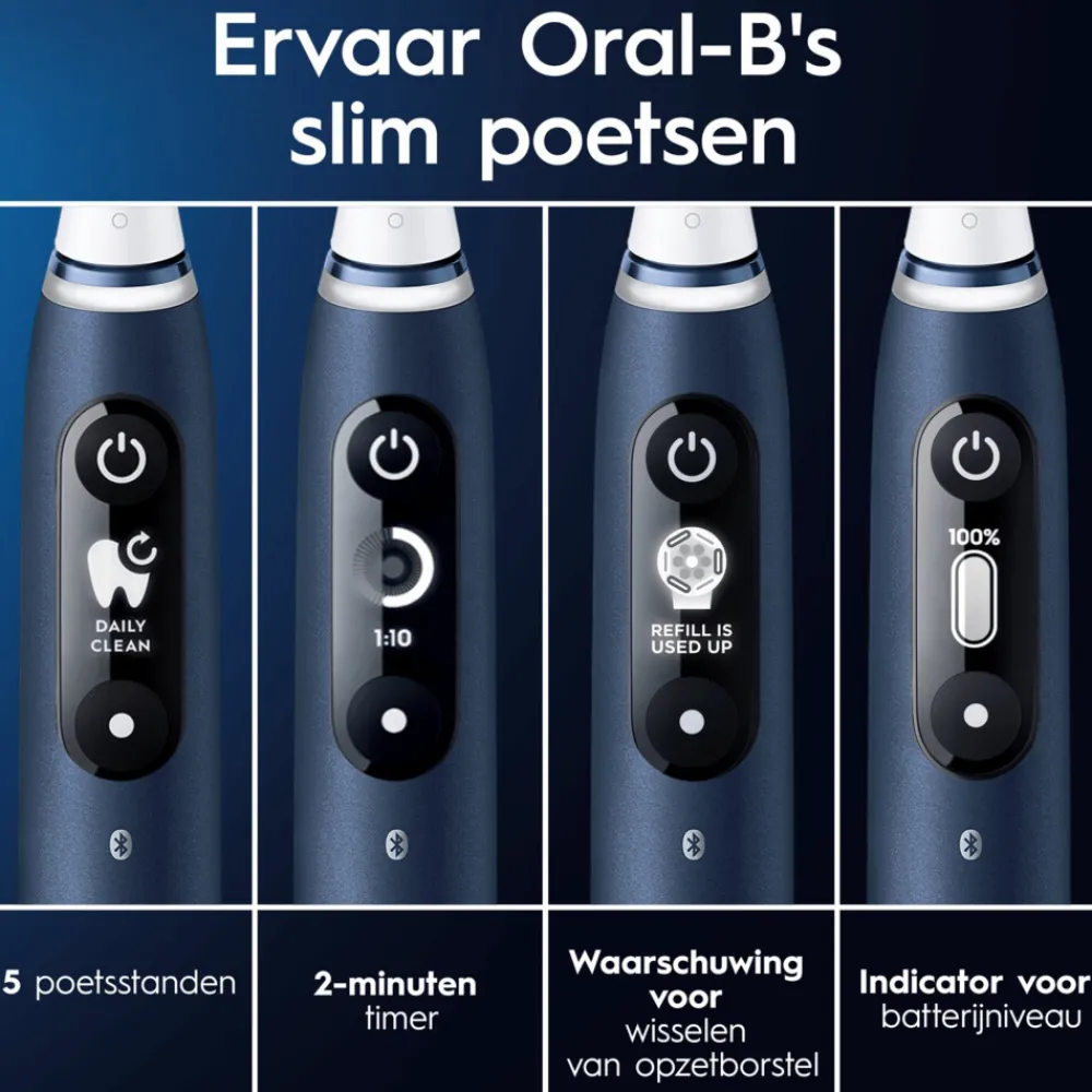 Tandenborstels<Oral-B Elektrische Tandenborstel iO 7S Blauw