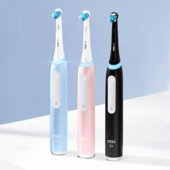 Tandenborstels<Oral-B Elektrische Tandenborstel iO 3 Duo Zwart & Blauw 1 set