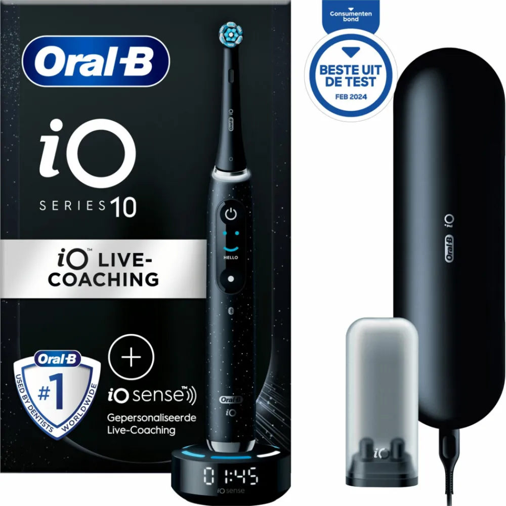 Tandenborstels<Oral-B Elektrische Tandenborstel iO 10 Zwart