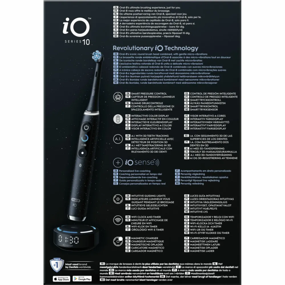 Tandenborstels<Oral-B Elektrische Tandenborstel iO 10 Zwart