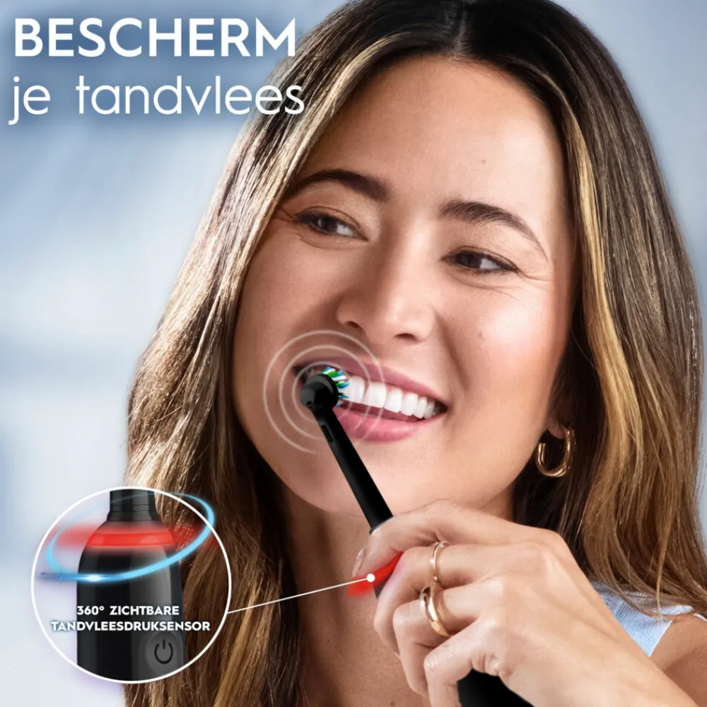 Tandenborstels<Oral-B Elektrische Tandenborstel Pro 3 3900 Duo Zwart & Roze 1 set