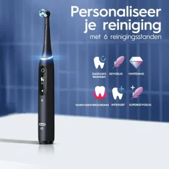 Tandenborstels<Oral-B Elektrische Tandenborstel iO 8 Duo Violet & Zwart 1 set