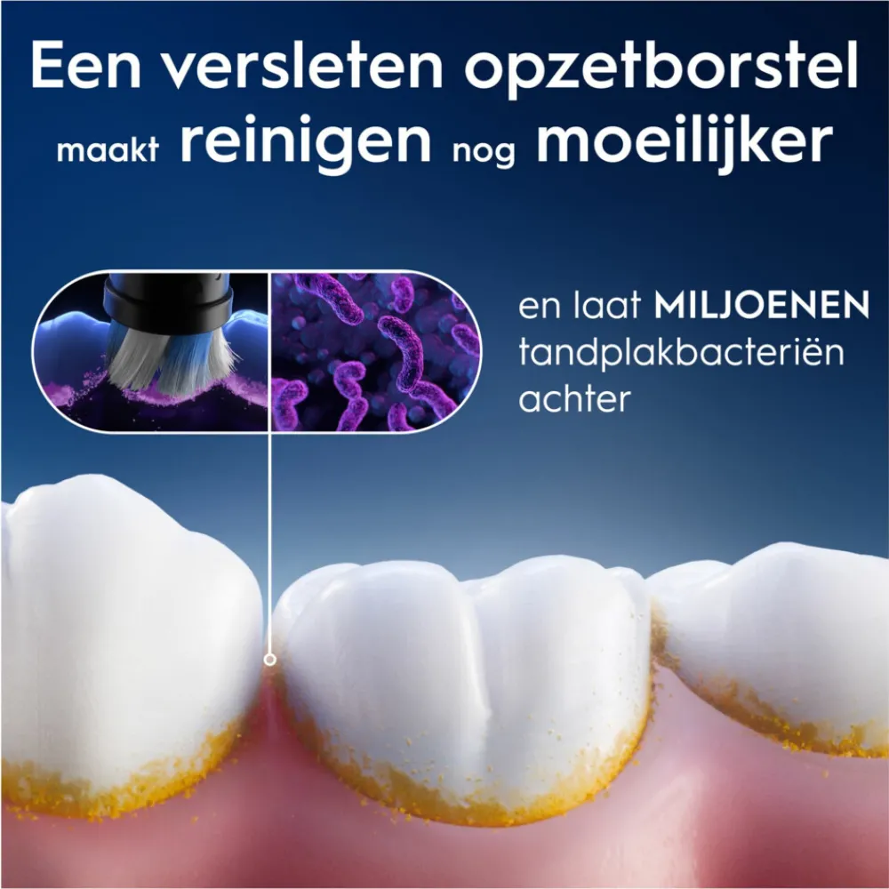 Opzetborstels iO Radiant White Wit 8 stuks^Oral-B