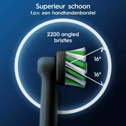 Opzetborstels Pro Cross Action Zwart 8 stuks^Oral-B Best