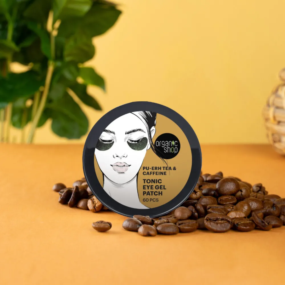 Eye Gel Patch Pu-erh tea & Caffeine 60 pcs^Organic Shop Clearance
