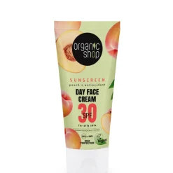 Zonnebrandcréme Gezicht SPF 30 Vette huid 50 ml^Organic Shop New