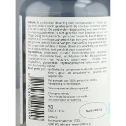 Multi Vitaminen En Mineralen<Orthica Multi Max 90 tabletten
