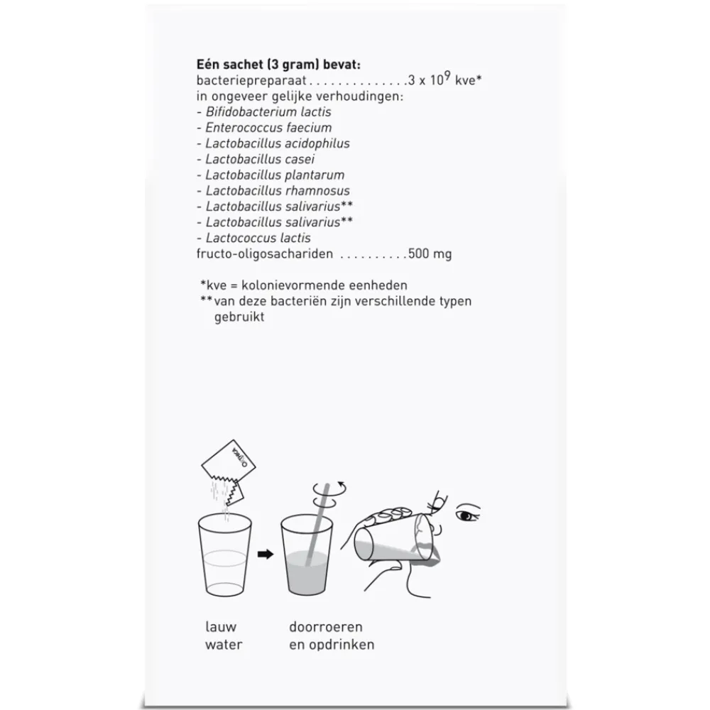 Online Orthiflor Plus Probiotica 30 sachets Speciale Bestanddelen