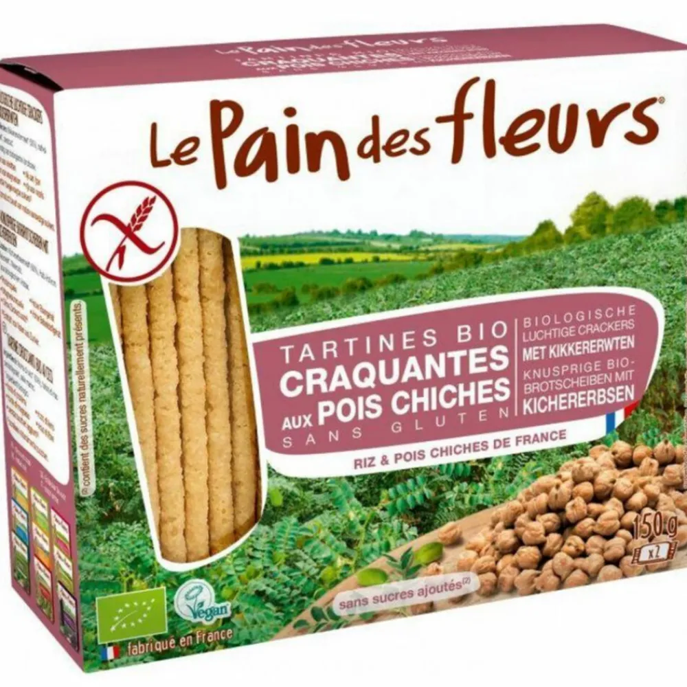 Kikkererwt Cracker Bio 150 gr^Pain fleur Discount