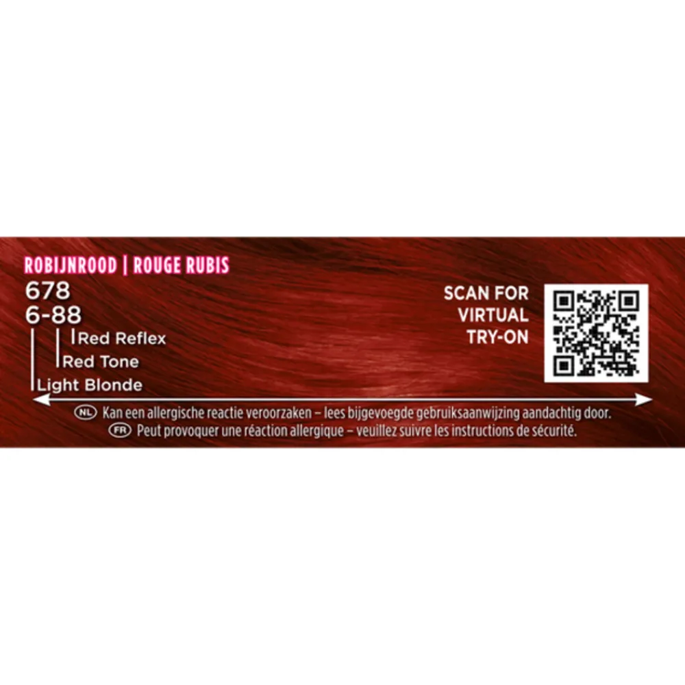 Haarkleuring<Palette Intensive Oil-Care Color Haarkleuring 678 Robijn Rood 115 ml