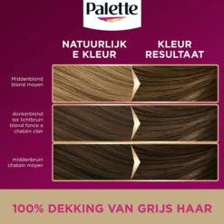 Haarkleuring<Palette Intensive Oil-Care Color Haarkleuring 600 Lichtbruin