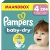 Baby Dry Luiers Maat 4 (9-14 kg) 204 stuks^Pampers New