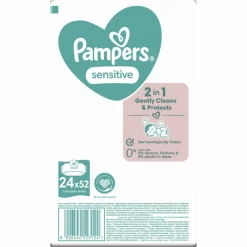 Outlet Billendoekjes Sensitive Navulpak 24x52 = 1248 stuks Babydoekjes