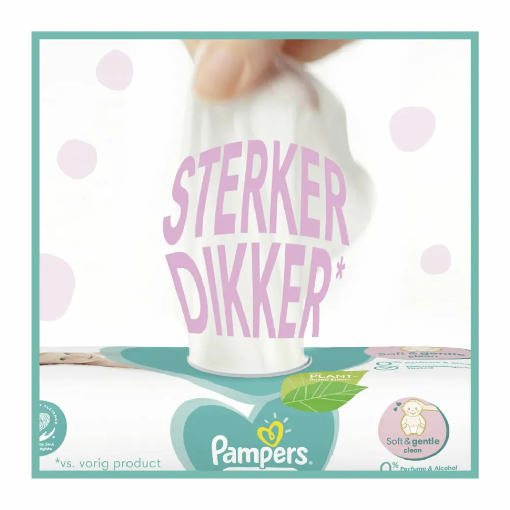 Billendoekjes Sensitive 15x80 = 1200 stuks^Pampers Online