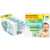 New Harmonie Luiers Maat 1 en Harmonie Aqua Billendoekjes 720 stuks Pakket Babydoekjes|Luiers