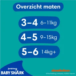 Luiers<Pampers Splashers Zwemluiers Maat 5-6 (14 kg+) 10 stuks