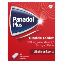 Plus Gladde Tablet 500 mg 24 tabletten^Panadol Hot