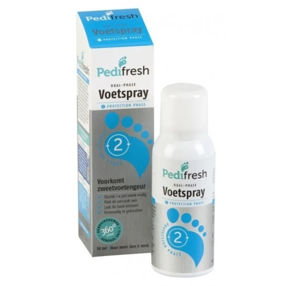 Voetverzorging<Pedifresh Voetspray Tegen Lange Termijn Zweetvoeten Fase 2 50 ml