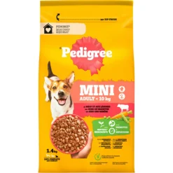 Hondenvoer<Pedigree Adult Hondenbrokken Mini Rund 1,4 kg