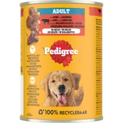 Adult Hondenvoer Nat Blik Rund 400 gr^Pedigree Sale