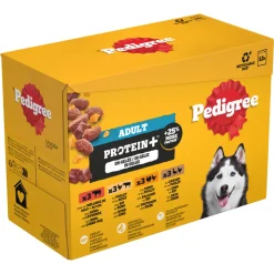 Adult in Gelei Protein+ Maaltijdzakjes Multipack 12x85 gr^Pedigree