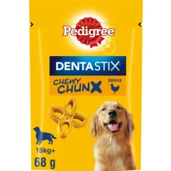Dentastix Chewy Chunx Hondensnacks Maxi Kip 68 gr^Pedigree Clearance