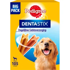 Snacks<Pedigree Dentastix Hondensnacks Maxi 105-pack