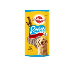 Snacks<Pedigree Rodeo Kauwsticks Duo Hondensnacks Rund & Kaas 123 gr