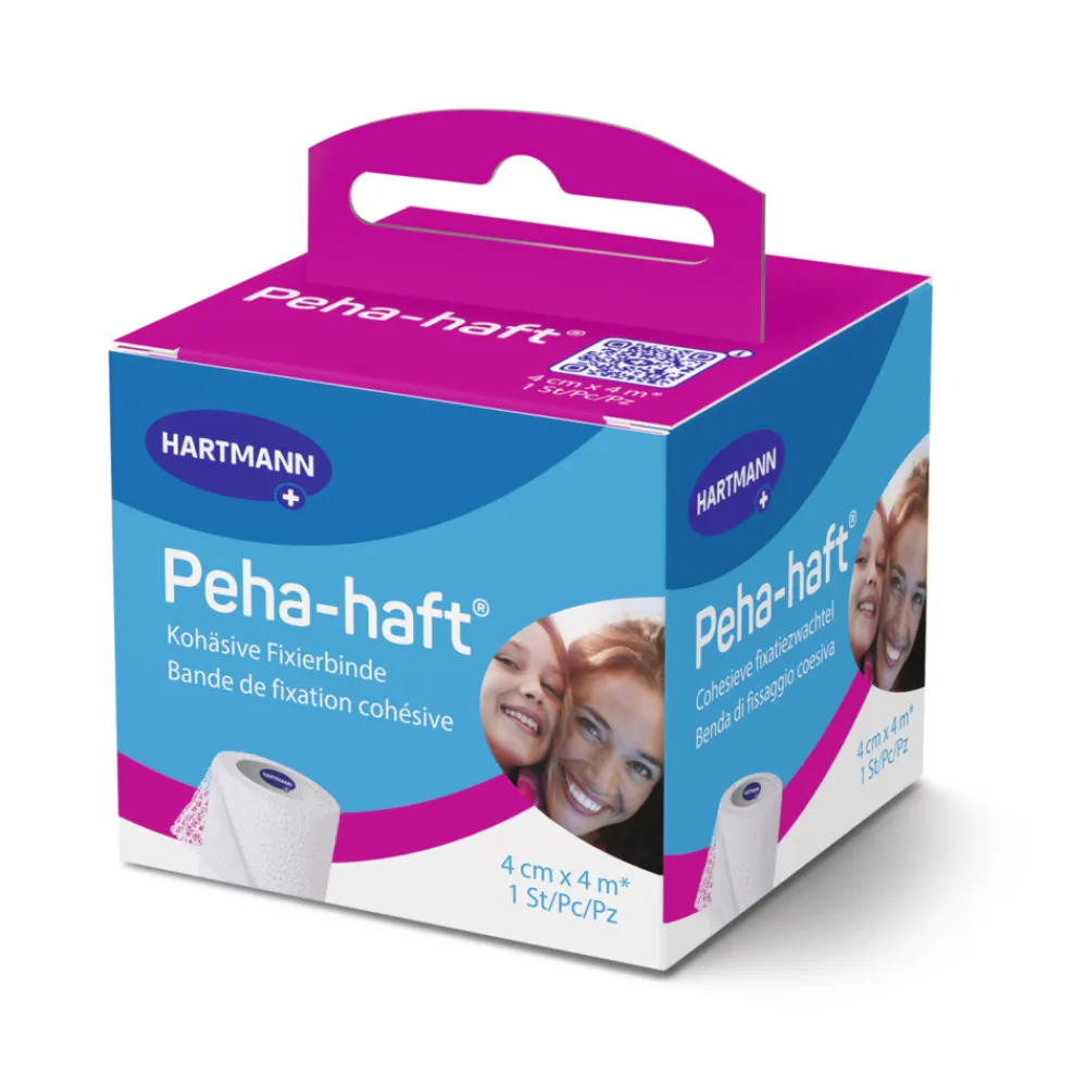 Verbandmiddelen<Peha-Haft Fixatiezwachtel Latexvrije Zelfhechtende Verbandfixatie 4 cm x 4 m