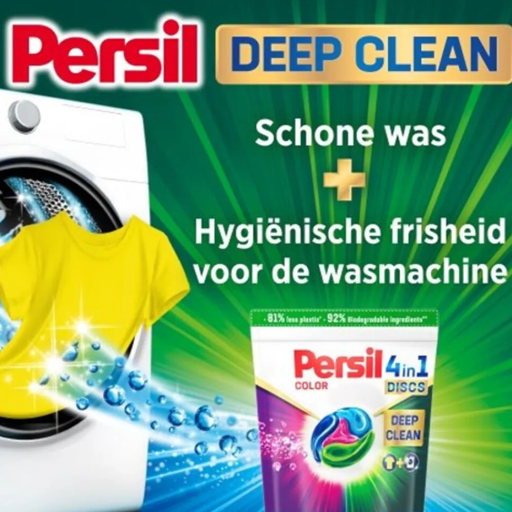 Outlet Wasmiddelcapsules Discs Gekleurde Was 22 stuks Wasmiddel