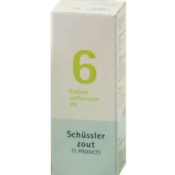 Homeopathische Geneesmiddelen Enkelvoudig<Pfluger Schussler Zout nr 6 Kalium Sulfuric D6 100 tabletten