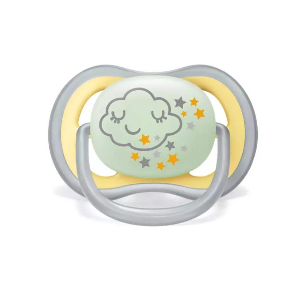 Flessen & Spenen<Philips Avent Fopspeen Ultra Air Nighttime 18+ mnd Glow in the Dark 2 stuks