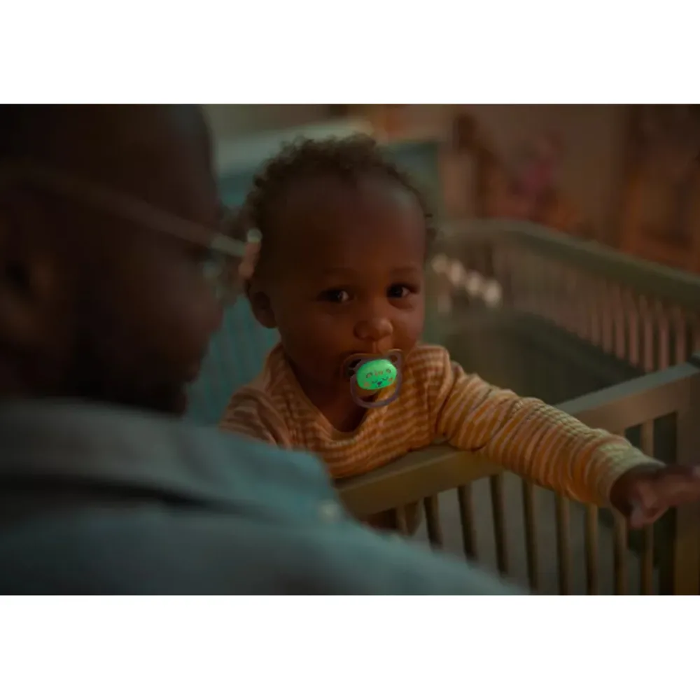 Flessen & Spenen<Philips Avent Fopspeen Ultra Air Nighttime 18+ mnd Glow in the Dark 2 stuks