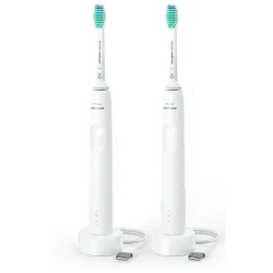 Tandenborstels<Philips Sonicare Elektrische Tandenborstel Series 3100 Wit Duopack HX3675/13 2 stuks