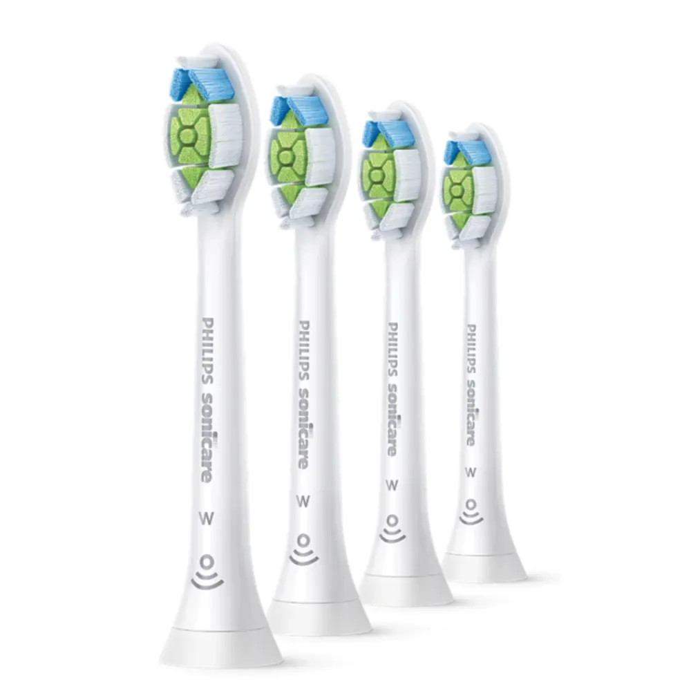 New Opzetborstels Optimal White W2 Wit 4 Stuks Tandenborstels