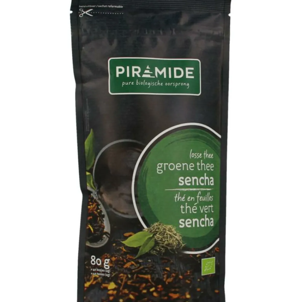 Biologische Groene Thee Sencha 80 gr^Piramide Hot