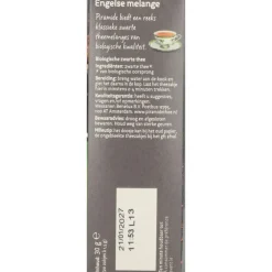 Biologische Theezakjes Engelse Melange 20 stuks^Piramide Outlet