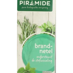 Thee<Piramide Kruidenthee Bio Brandnetel 20 stuks