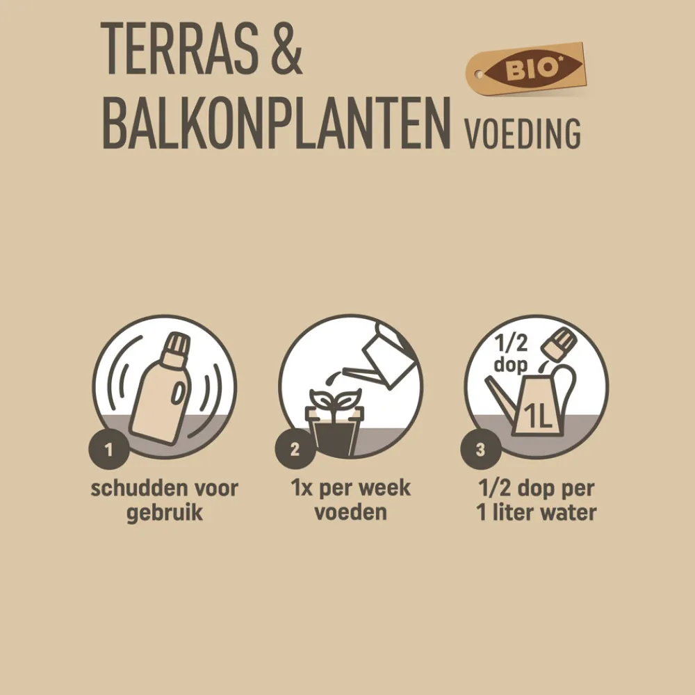 Grond En Bemesting<Pokon Bio Terras & Balkon Planten Voeding 1 liter