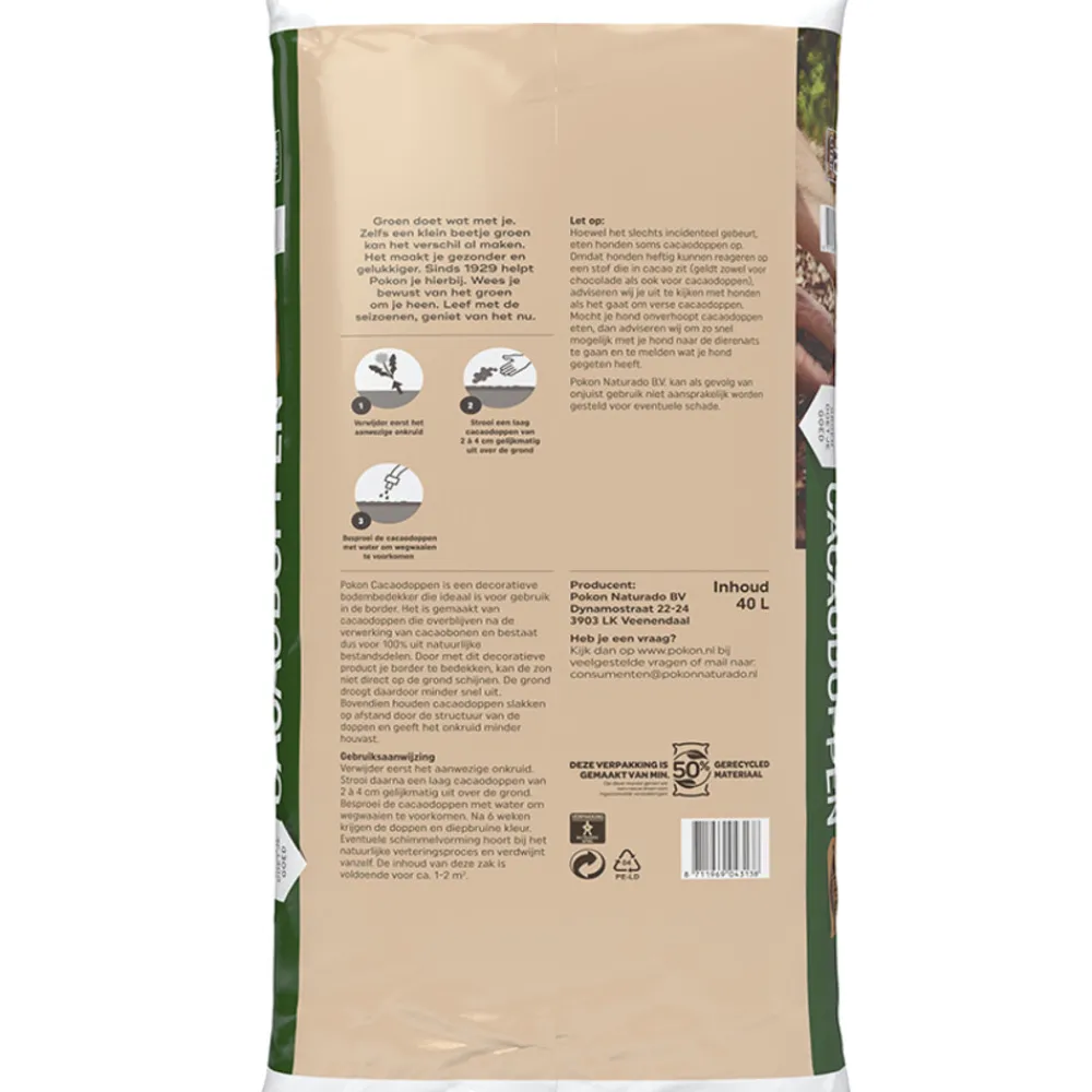 Sale Cacaodoppen 40 liter Grond En Bemesting