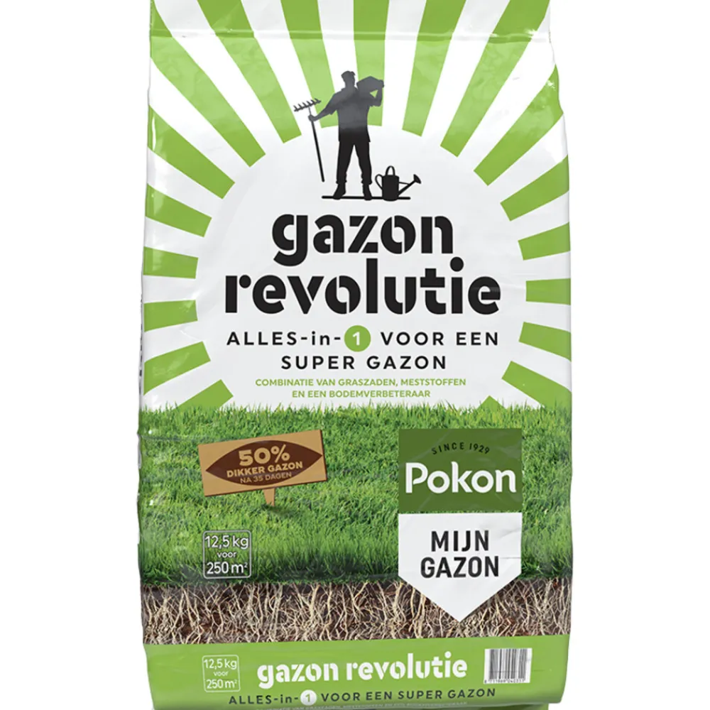 Grond En Bemesting<Pokon Gazon Revolutie 12,5 kg