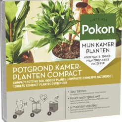 Grond En Bemesting|Alles Voor Kamerplanten<Pokon Kokos Potgrond Kamerplanten Compact 10 liter