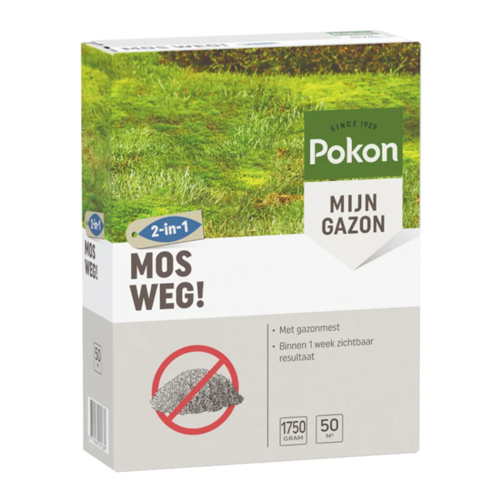 Mos Weg 1,75 kg voor 50 m²^Pokon Online