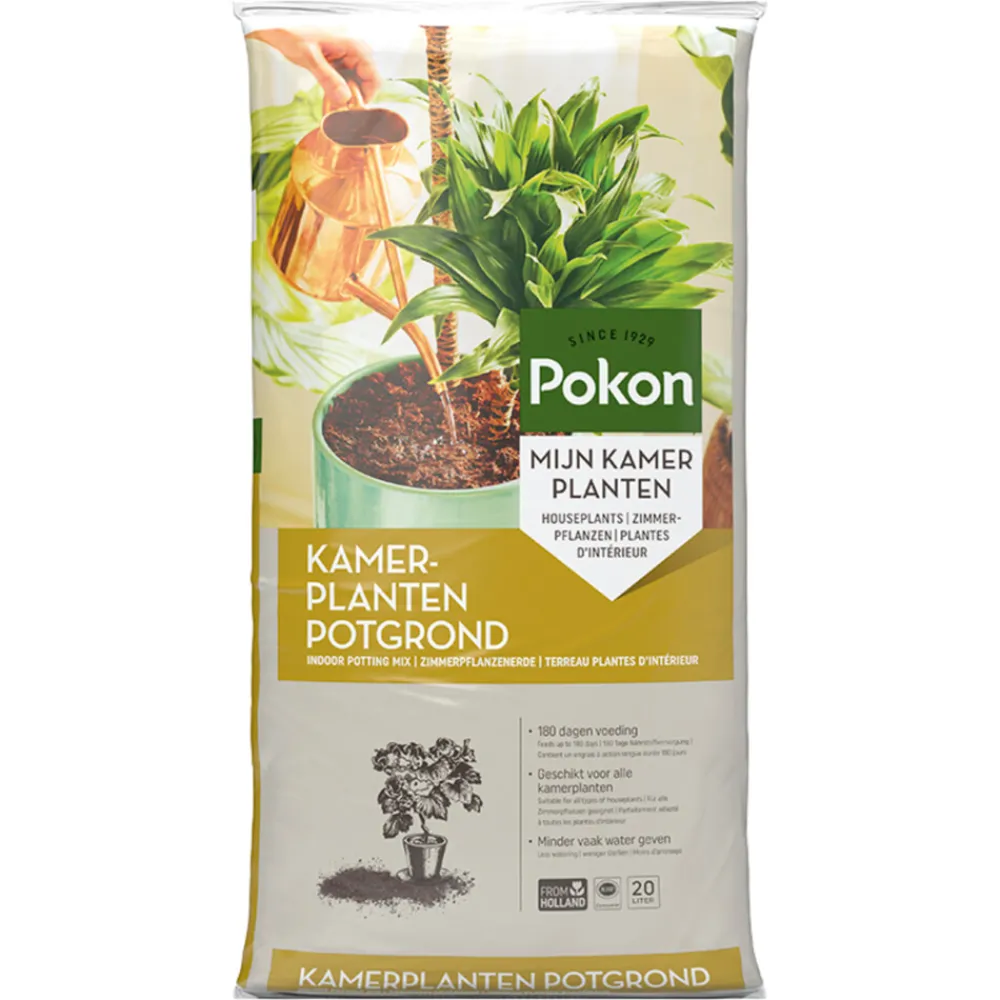 Grond En Bemesting|Alles Voor Kamerplanten<Pokon Potgrond Kamerplanten 20 liter