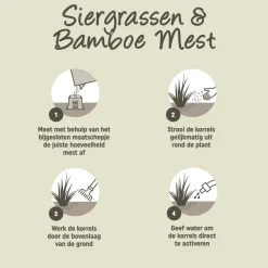 Best Siergrassen & Bamboe Mest 1 kg Kweken En Zaden