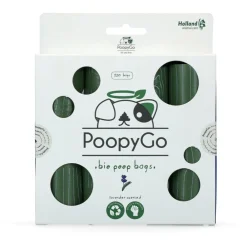 Halsbanden & Uitlaten<PoopyGo Eco Friendly Poepzakjes met Lavendelgeur 8 x 15 zakjes