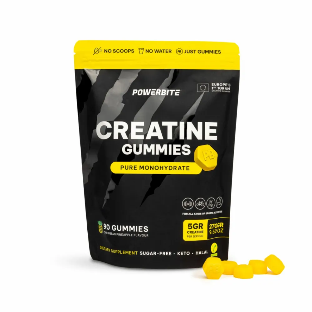 Online Creatine Caribbean Pineapple Flavour 90 gummies Superfoods|Sportvoeding & Drank
