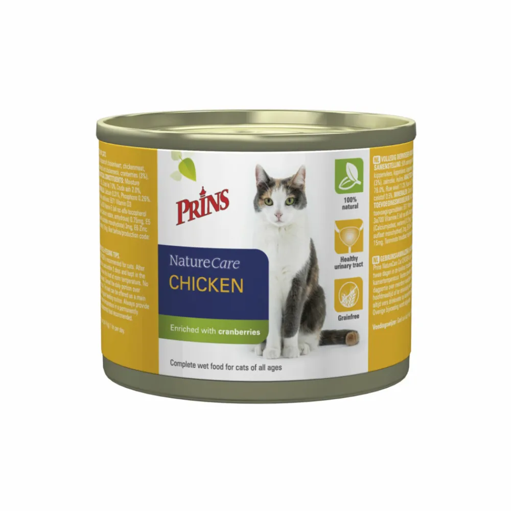 NatureCare Kattenvoer Nat Kip 200 gr^Prins Hot