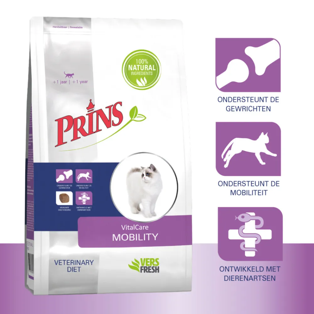 Kattenvoer<Prins VitalCare Veterinary Diet Mobility Kattenvoer 5 kg